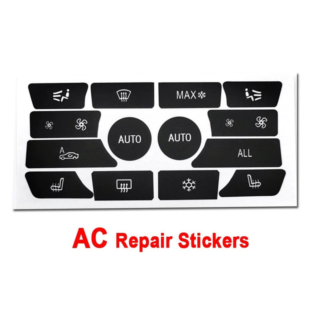 

Наклейка на кнопку климат-контроля идеально подходит к блокам управления