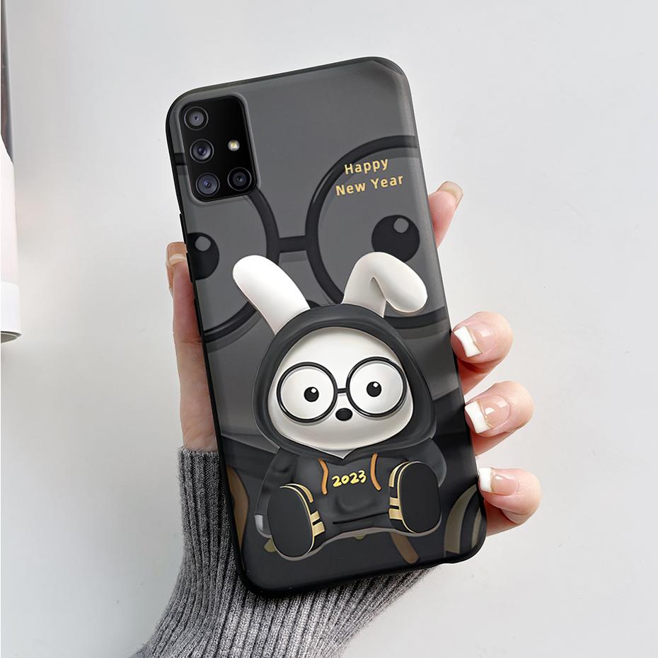 For Samsung Galaxy A51 A71 5G Case SM-A516F SM-A716F Soft Slim Cute Cartoon Frog Back Cover Fundas Bumper For Samsung A 51 Coque