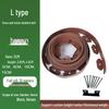 L-Shaped Grass and Stone Landscape Edging Barrier Board for Garden Partitions