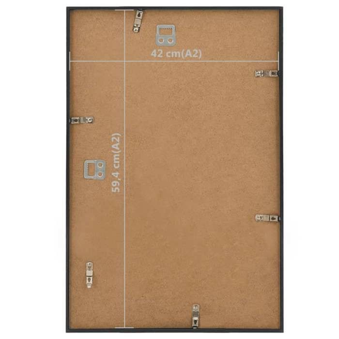 VidaXL Collage de cadres photo de photo10x(13x18 cm) Marron foncé MDF