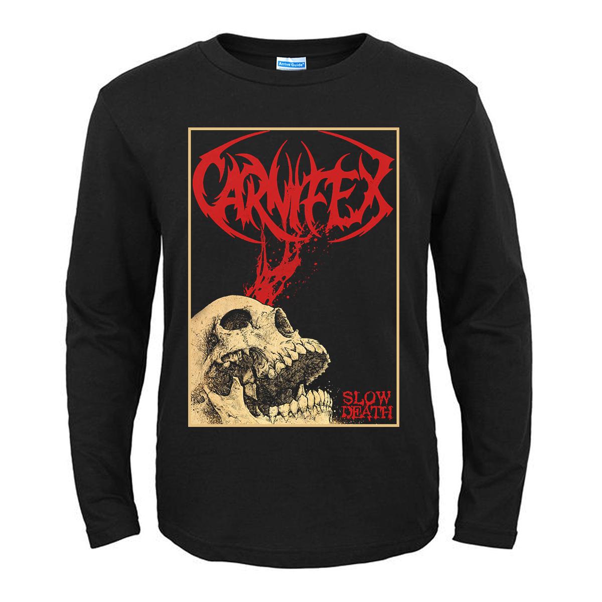 Футболка Heavy Unisextal Band Carnifex Унисекс с длинным рукавом Хлопковая футболка — фото 7