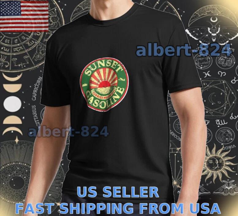 NEW SHIRT SUNSET OIL AND GAS LOGO T shirt FUNNY AMERICAN SIZE S TO 5XL S