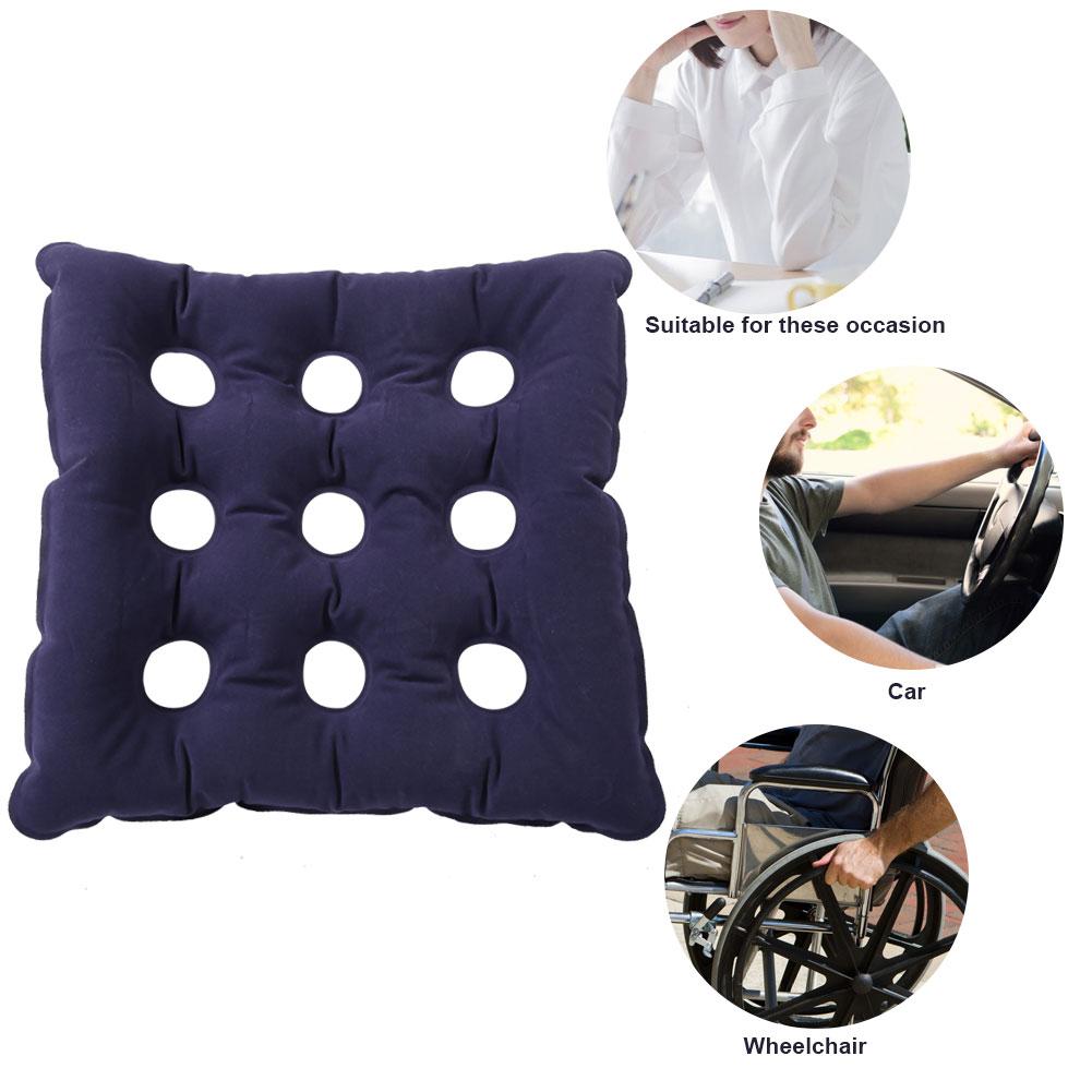 AntiDecubitus Inflatable Air Cushion Wheelchair Office Car Air Pad Seat 480