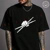 Drumsticks Drummer - Drumset Drums Moto Cotton T-shirt Summer Casual Short Sleeved Basic TShirt