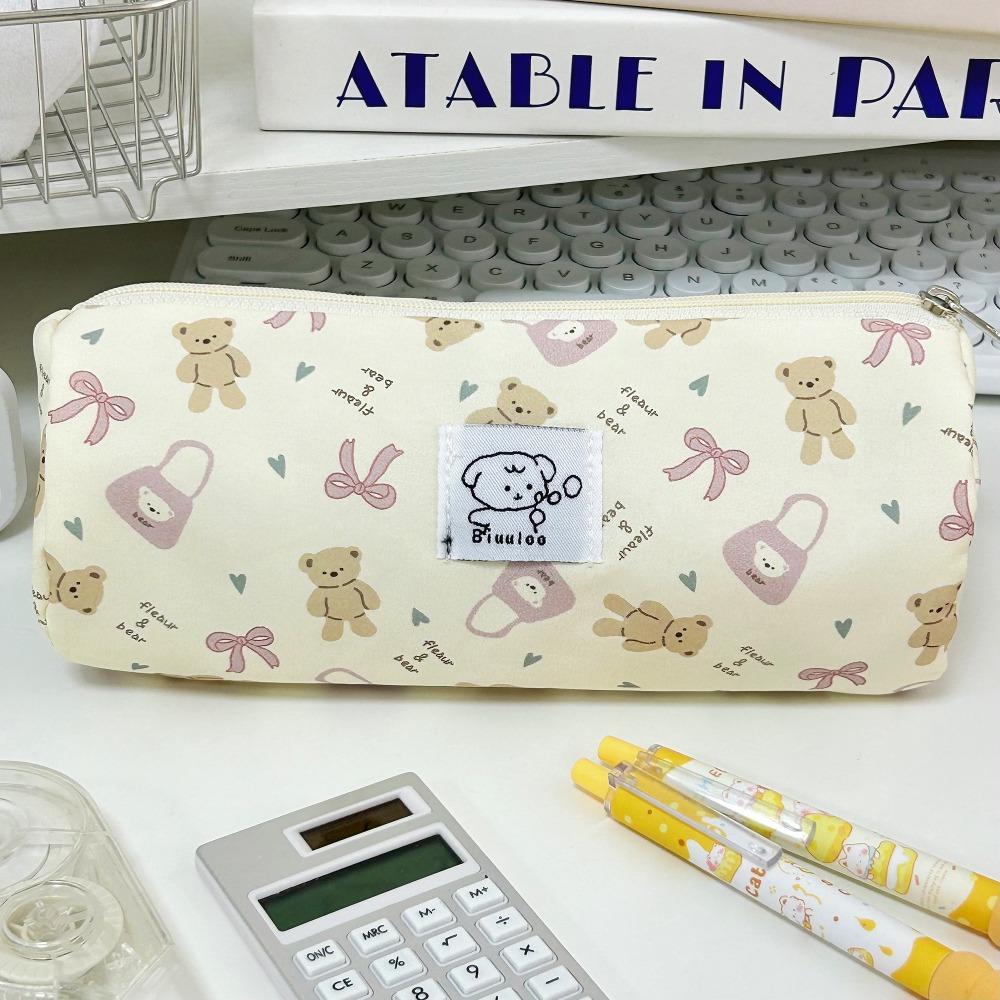 Little Bear Pen Bag Portable Stationery Storage Bag New Pencil Case Back To School