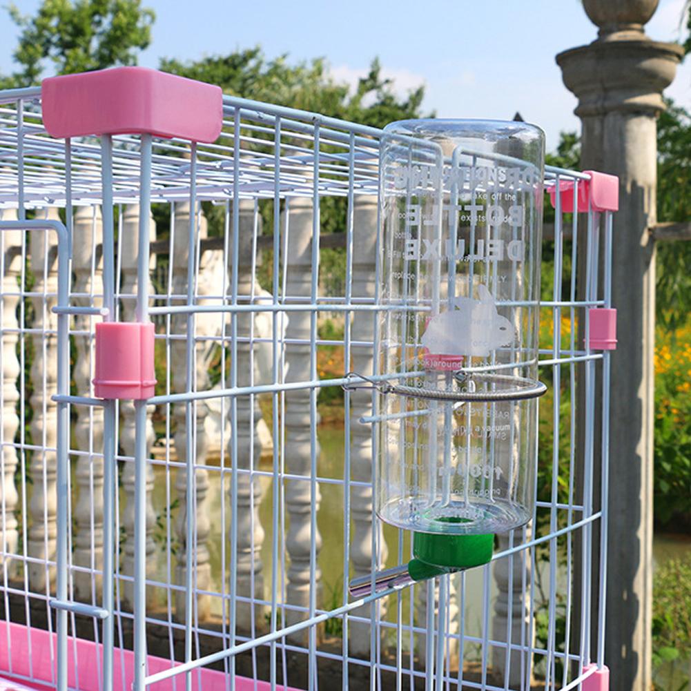 1000ml Pets Hamster Water Drinking Bottle Plastic Golden Hamster Rabbit Small Pet Dispenser Cage Hangable Water Bottle
