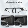 2PCS Top Suede Trim LHD RHD Sticker For Mazda 3 Axela      2024 2025 Car Door Horn Button Frame Accessories