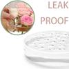 Transparent Clear Acrylic Flower Vase Leak-Proof Hydroponic Flower Pot  Dining Table Decorative