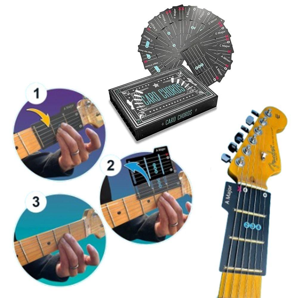 

Brazilian Light Music Learn Guitar in Minutes Card Chords Guitar Players 15 Sheets