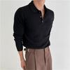 Men's Slim-Fit Autumn Winter Knitwear: High-End American Muscle Fitness Fashion