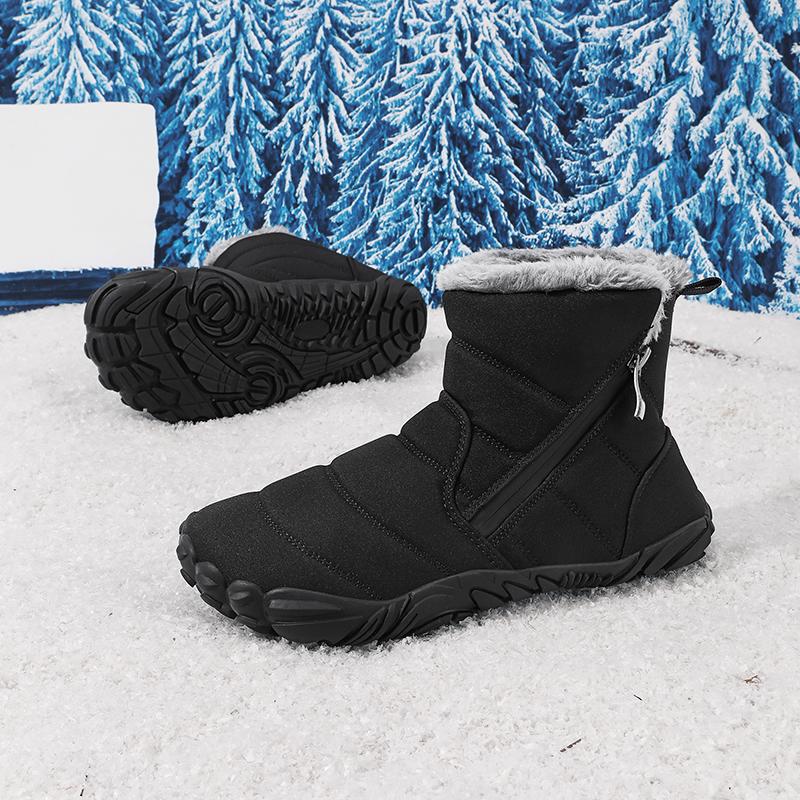 Stivali da Neve Invernali per Bambini Peluche Antiscivolo Scarpe di Cotone Impermeabili Carine Scarpe da Bambino Calde Pelliccia Ragazzi Ragazze Stivali da Neve Outdoor