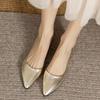 zapatos de mujer women sexy party golden light weight slip on spring & summer flat shoes lady silver wedding comfort shoes ab537