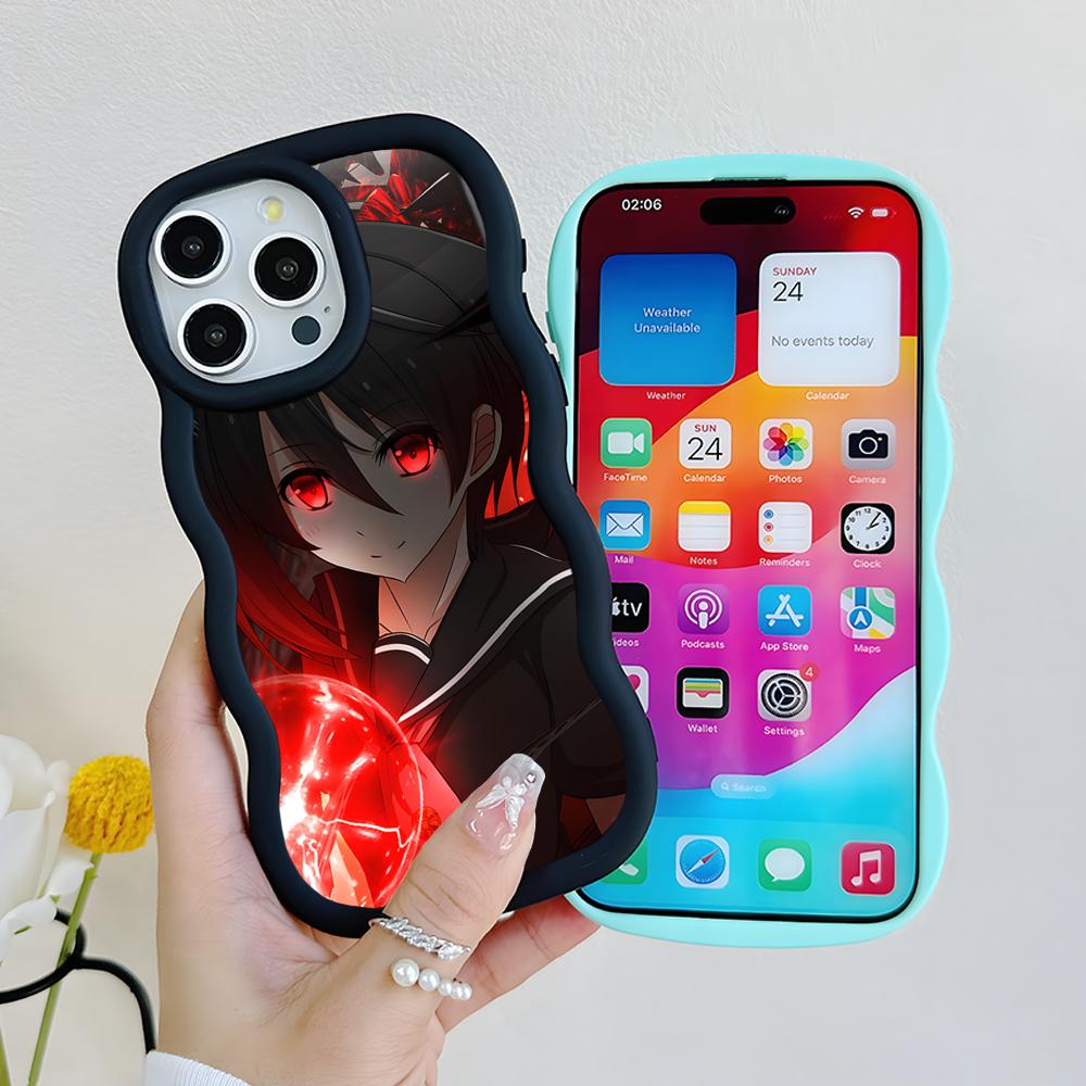 Akame Kurome Wavy Edge TPU Handyhülle für iPhone 17 16 15 14 13 12 11 Air Pro Max Plus Bunte Hülle