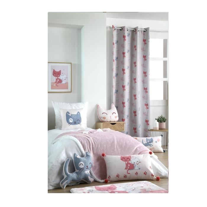 Coussin - Zoeline - le chat - 40 x 40 cm - 100% Coton - Oeko-Tex®