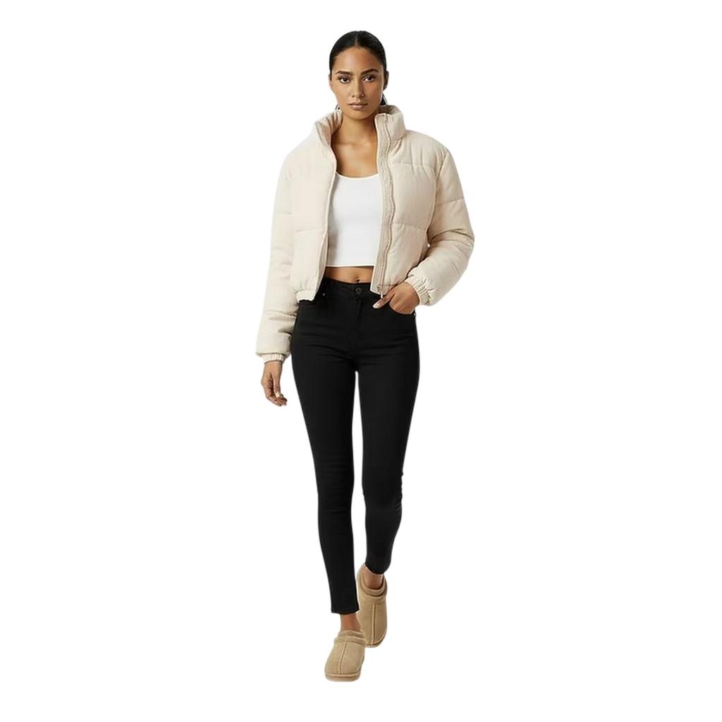 Jack Wills Womens/Ladies Insulated Cropped Relaxed Fit Puffer Jacket