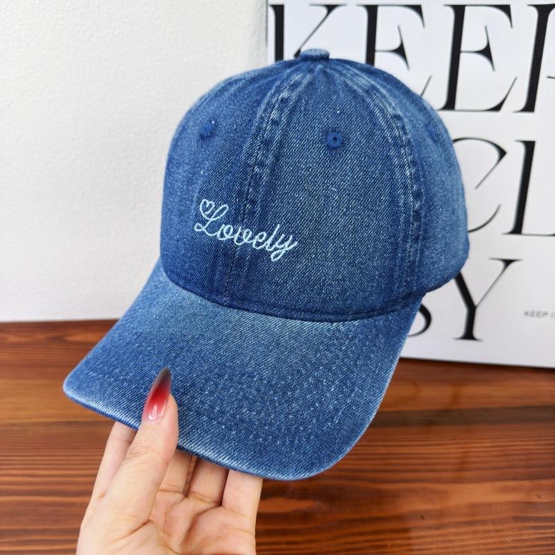 New Baseball Cap Hats Women With Letter Embroidery Soft-Top Cap Fashion Versatile Trendy Dad Hat Casual Retro