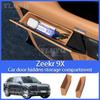ZEEKR 9X Car Door Hidden Storage Box Handle Silicone Organizer Interior Accessories Car Parts