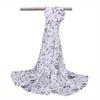 1PC Women Lady Musical Note Chiffon Neck Scarf Shawl Muffler Scarves Fabulous Elastic Beautiful Scarves
