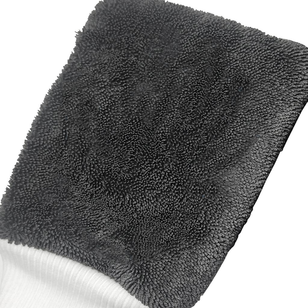 Microfiber Wash Mitt Super Absorbent Dual Sided Scratch Free Cleaning Work Gloves for Dry Wet Use