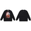 BAPE-Style Heavyweight Cotton Crewneck Sweatshirt Mens Oversized Streetwear Pullover Fall