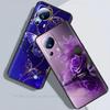 For Xiaomi 13 Lite Case For Xiaomi Mi 13 Lite 5G Flower Soft Liquid Silicone Cover For Xiaomi13lite Protection Back Cover Fundas