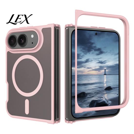 Smooth Touch Protective Shell Magnetic Matte Phone Case for iPhone 2026 New, Full Hinge Anti Oxidation Material Cover Protection, Not Yellowing