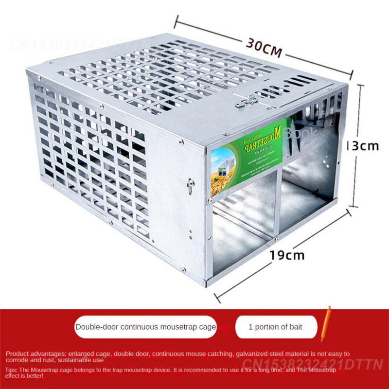Automatic Rat Traps Pet Control Tools Non-toxic Reusable Indoor Outdoor Rat Trap Rat Cage Pest Control Products Pest Repeller