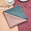 2Pcs Table Napkin Soft Touching Non-shrink Foldable Modern Delicate Texture Dinner Napkin for Dining