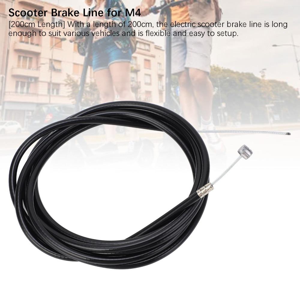 Black Electric Scooter Brake Line for KUGOO M4 / M4 Pro Electric Scooters Scooter Maintenance