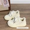 thick-soled little white shoes women's four-season velvet thermal shoes women's ins niche original women's shoes student board shoes