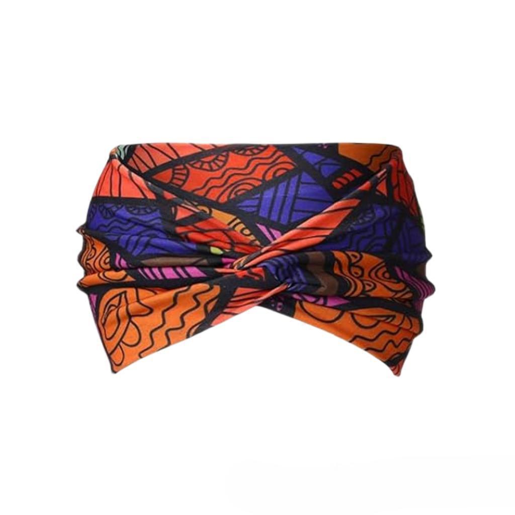 Bohemian Wide Sports Headband for Women - European, American & African Styles