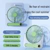 Portable Folding Desktop Fan with Long Battery Life - Clip, Stand, or Hang for Office Use