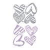 Love Heart Metal Cutting Dies Stencils Die Cut for DIY Scrapbooking Album Paper Card Embossing