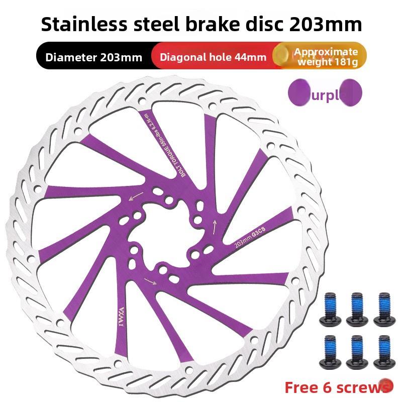 VXM MTB Oil Brake Disc 160 180 203mm Brake Pad Stainless Steel Design Hollow Out Heat Dissipation Customized Bicycle Accessories