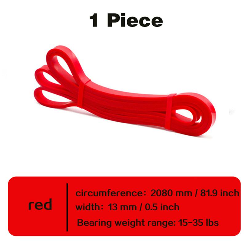 Ensembles de bandes de résistance en caoutchouc naturel de 208cm, bandes élastiques de Yoga/Fitness, équipement de Fitness Pilates, extenseur d'entraînement unisexe