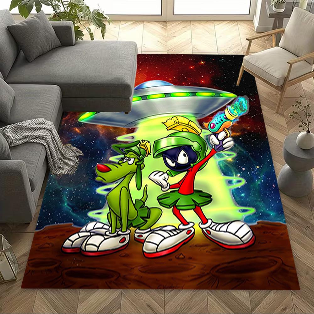 Space Adventure Friends Area Rug Perfect for Foyer Living Rooms Game Room Dining Room Antislip Carpet Decorate Offices Best for Christmas