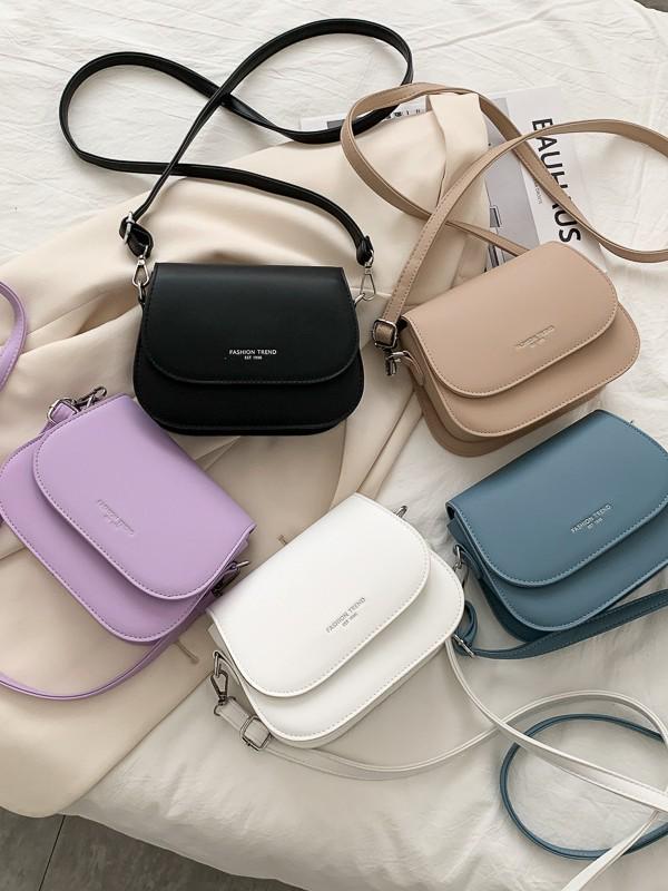 Women's Trendy Summer Crossbody Saddle Bag – Stylish & Simple Small Shoulder Bag
