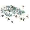 Pretty Hinese Ink Painting Bamboo Birds Wall Sticker 2025 Creative Sofa Background Ornament Vinyl Wall Decals Home Decoratioin