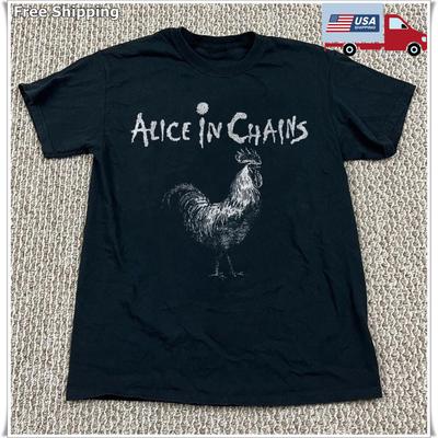 Alice In Chains Rooster Seattle Grunge Rock T-Shirt