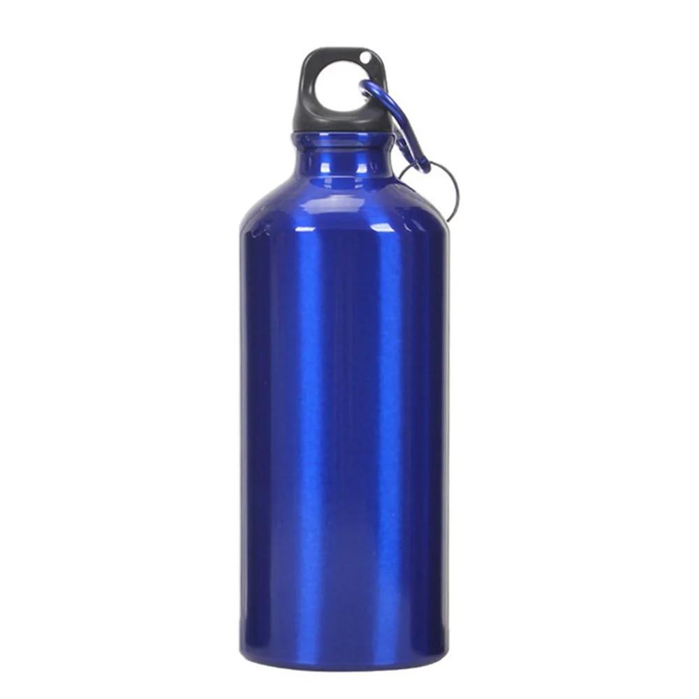 

Portable 700ml Portable Sports Water Bottle Aluminum for Outdoor Bicycle Camping Drinking Kettle with Lid 700ml синій