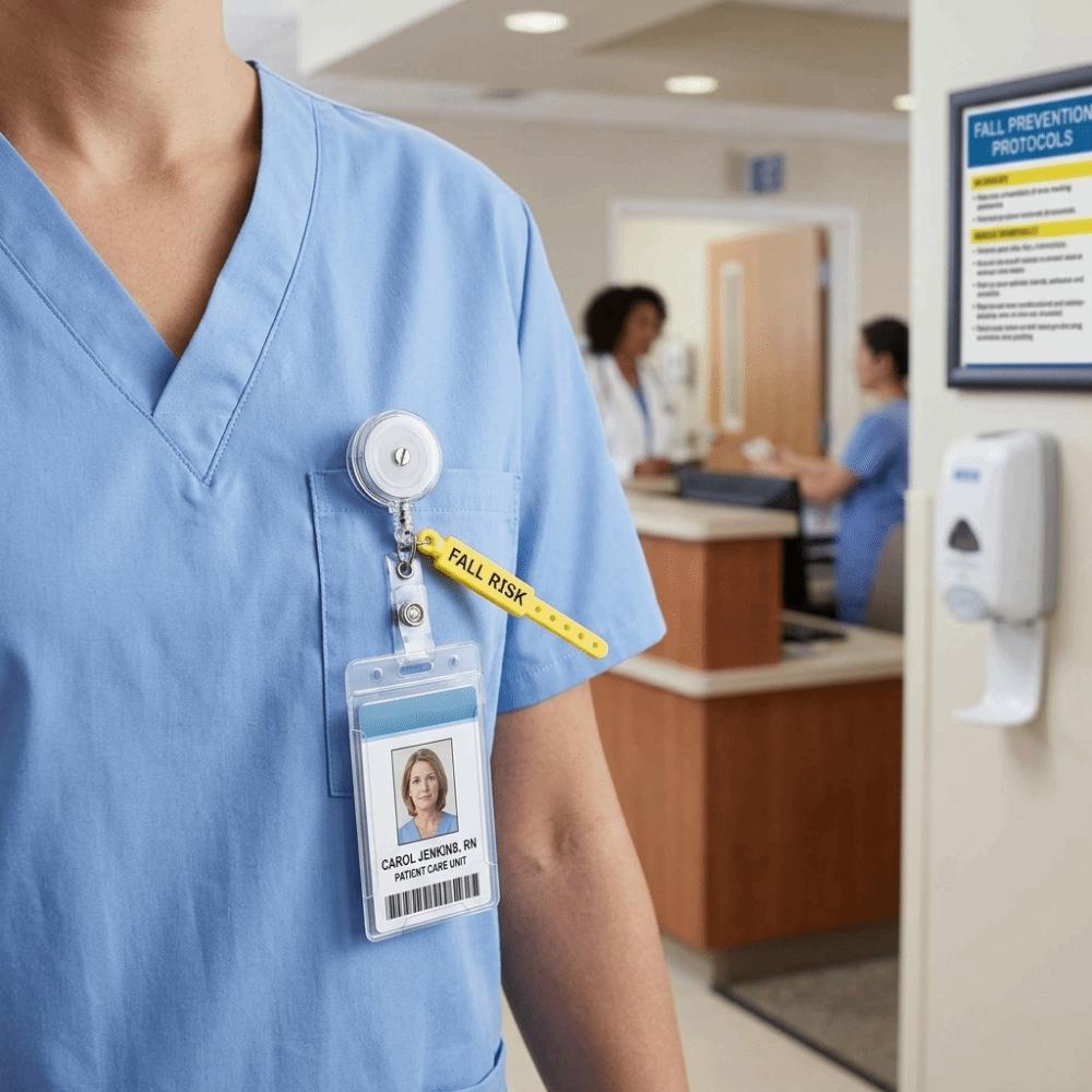 Retractable ID Badge Holder Transparent Badge Holder Clip Lovely Retractable Badge Reel Nurse