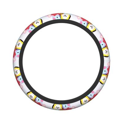 Bt21 Bangtan Boys Car Steering Wheel Cover for Kei Compact and Standard and Comfortable To the Luxury Interior Suitable for All 38cm Cars, Cars, Cars.