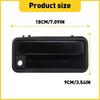 2pcs Front Exterior Door Handle For K1500 Chevrolet 1988-1999 C1500 Chevy EXV