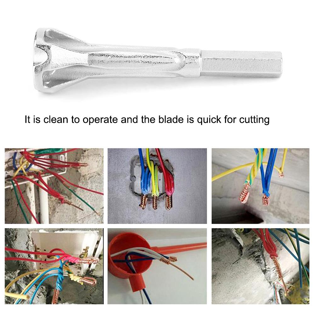 Cable Connector Wire Stripper Twister Electrical Cable Quick Connector Twisting Tool(4 6mm²)