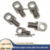 Copper Pillar Nut and Eyelet with Lifting Eye Bolt for M3-M10, Steel Wire Clamp, and Rod Connection