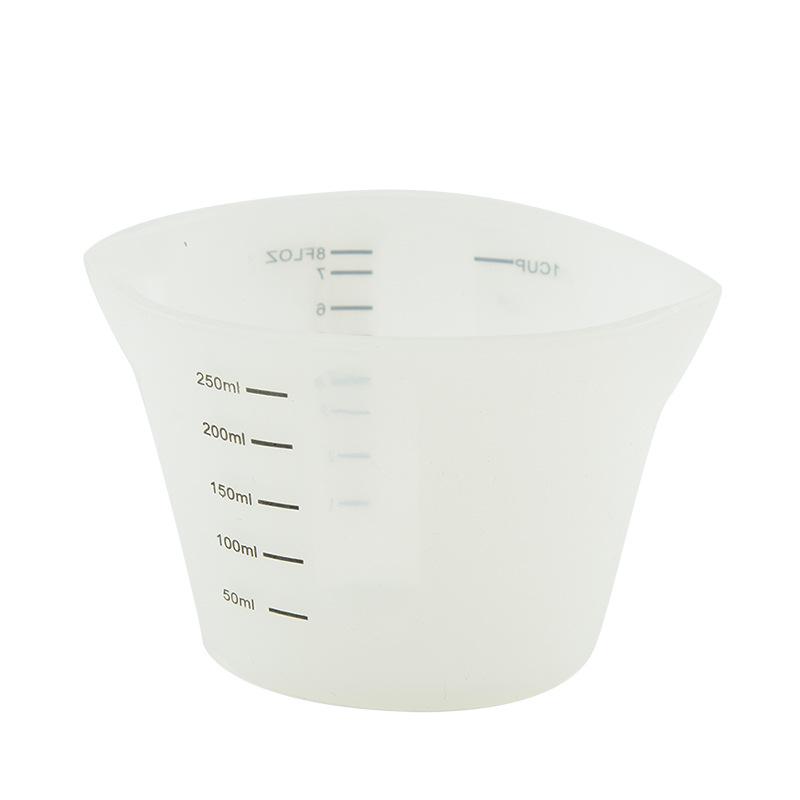 Silicone Measuring Cups - Graduated 250ml & 500ml Set for Baking & Liquids