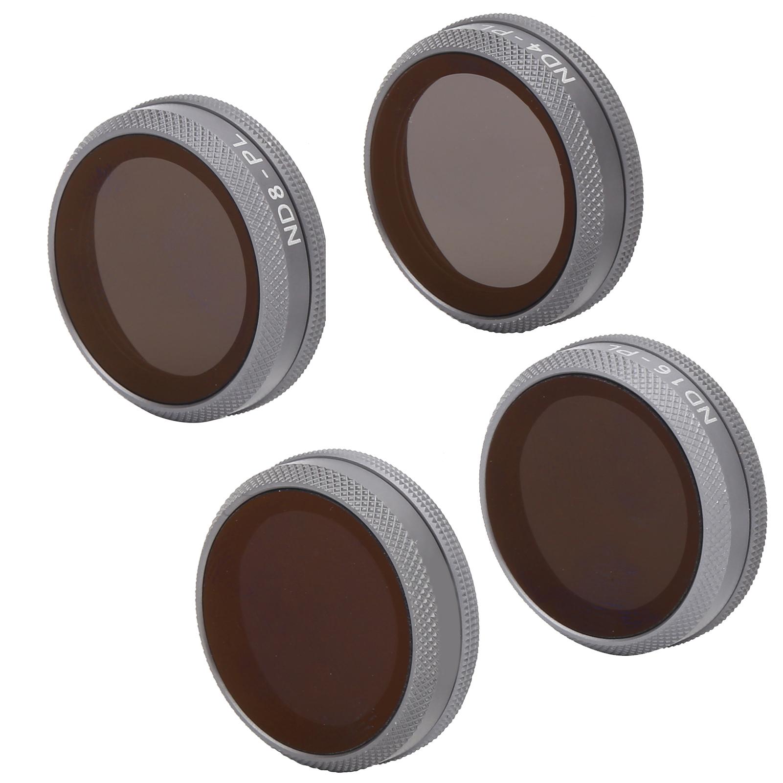 4pcs ND4 PL+ND8 PL+ND16 PL+ND32 PL Camera Lens Filter Fit for Mavic 2 Zoom Version