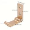 1pcs Heavy-Duty Aluminum Alloy Folding Coat Hooks – Wall-Mounted, Rust-Resistant, for Coats, Towels, Hats, Bags, Gear