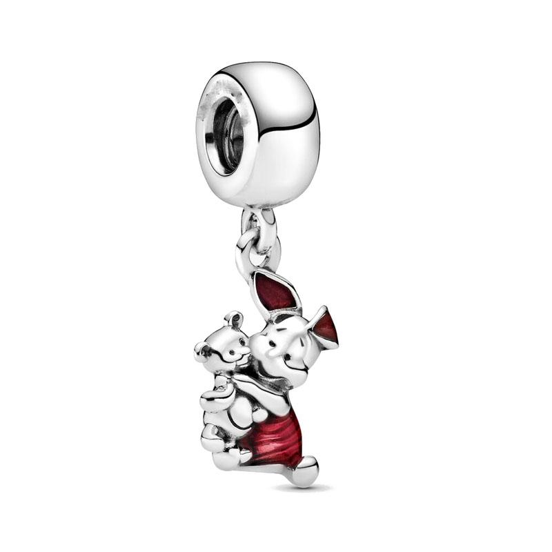 Copper Dog, Cat, Elephant Bead Mouse Tiger Pendant Suitable For European Original Bracelet Diy Exquisite Jewelry