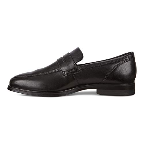 ECCO Queenstown Slip-On Loafers, Men's, Black, Size 27.5 cm, 3E
